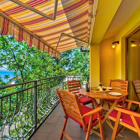 Appartamento Malerisches Nur 200 Meter Zum Mit Meerblick, Privatparkplatz, Grillbereich