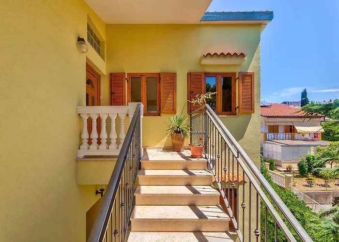 Lejlighed Malerisches Nur 200 Meter Zum Mit Meerblick, Privatparkplatz, Grillbereich Selce